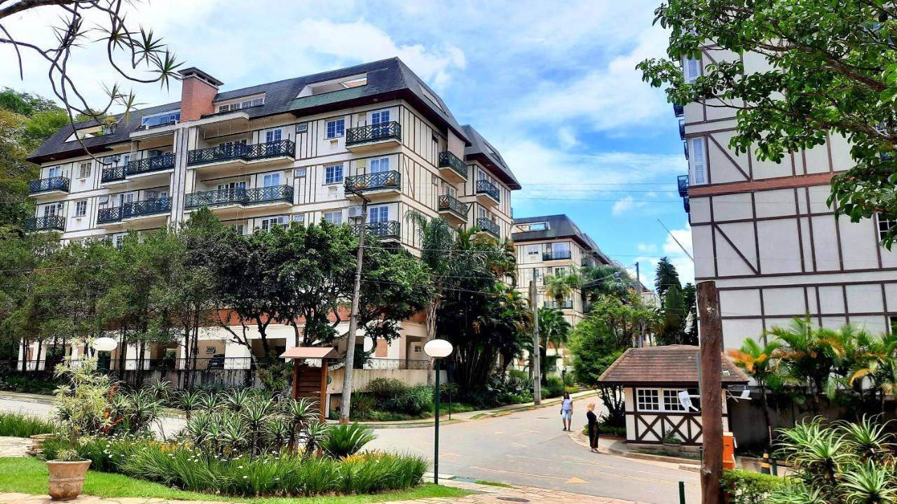 Flat 217 Granja Brasil - Com Piscina Em Itaipava Daire Petrópolis Dış mekan fotoğraf