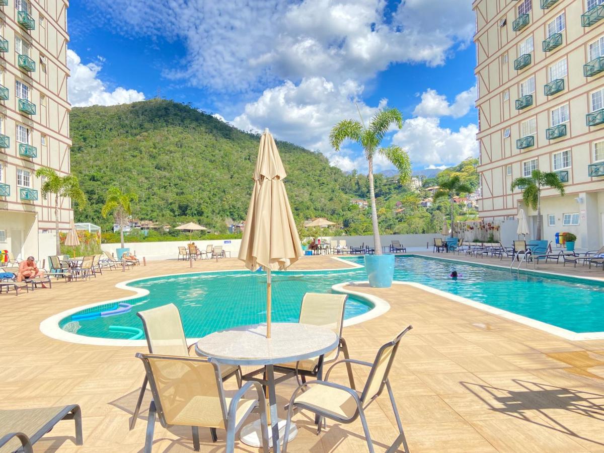Flat 217 Granja Brasil - Com Piscina Em Itaipava Daire Petrópolis Dış mekan fotoğraf