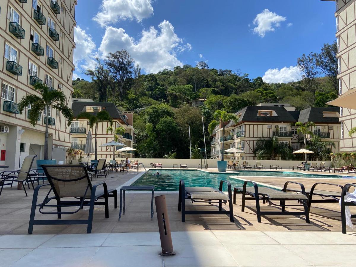 Flat 217 Granja Brasil - Com Piscina Em Itaipava Daire Petrópolis Dış mekan fotoğraf