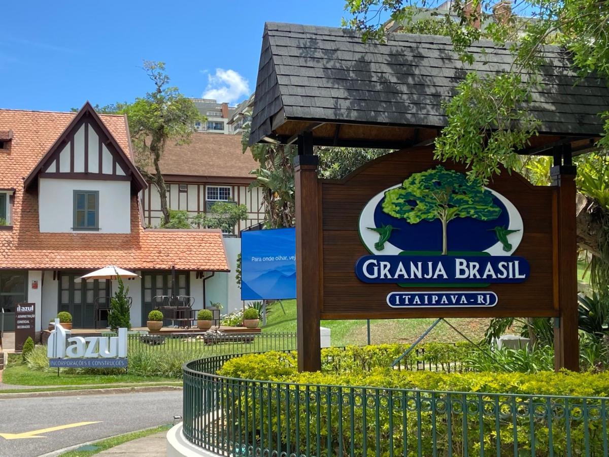 Flat 217 Granja Brasil - Com Piscina Em Itaipava Daire Petrópolis Dış mekan fotoğraf