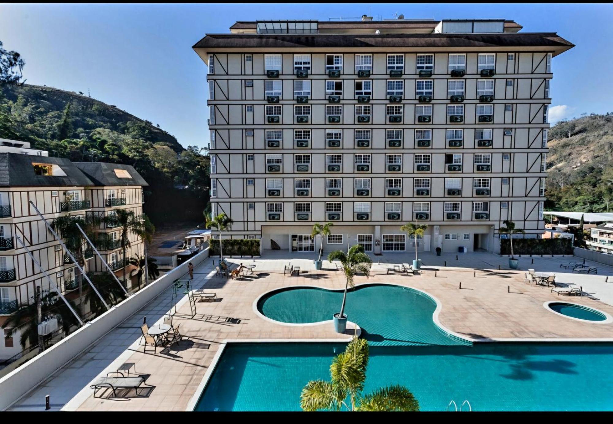 Flat 217 Granja Brasil - Com Piscina Em Itaipava Daire Petrópolis Dış mekan fotoğraf