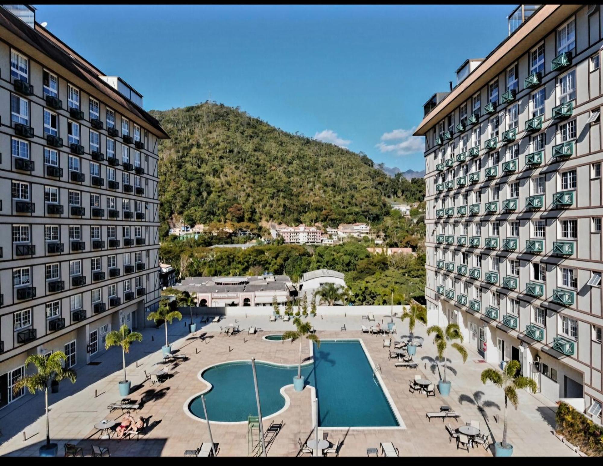 Flat 217 Granja Brasil - Com Piscina Em Itaipava Daire Petrópolis Dış mekan fotoğraf
